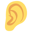 Emoji orelha emoji emoticon orelha emoticon
