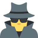 Emoji detetive espião emoji emoticon detetive espião emoticon