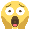 Emoji susto assustado com medo amedrontado emoji emoticon susto assustado com medo amedrontado emoticon
