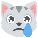 Emoji gato chorando choro triste gatinho emoji emoticon gato chorando choro triste gatinho emoticon