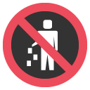 Emoji proibido jogar lixo emoji emoticon proibido jogar lixo emoticon