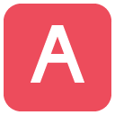 Emoji quadrado com letra latina maiúscula A emoji emoticon quadrado com letra latina maiúscula A emoticon
