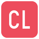 Emoji quadrado com letras CL emoji emoticon quadrado com letras CL emoticon