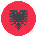 Emoji Bandeira da Albânia emoji emoticon Bandeira da Albânia emoticon