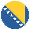 Emoji Bandeira da Bósnia Herzegovina  emoji emoticon Bandeira da Bósnia Herzegovina  emoticon