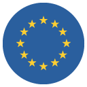 Emoji Bandeira da União Europeia emoji emoticon Bandeira da União Europeia emoticon