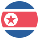 Emoji Bandeira da Coreia do Norte emoji emoticon Bandeira da Coreia do Norte emoticon