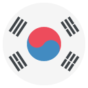 Emoji Bandeira da Coreia do Sul emoji emoticon Bandeira da Coreia do Sul emoticon