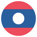 Emoji Bandeira de Laos emoji emoticon Bandeira de Laos emoticon