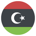 Emoji Bandeira da Líbia emoji emoticon Bandeira da Líbia emoticon