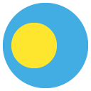 Emoji Bandeira de Palau emoji emoticon Bandeira de Palau emoticon