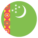 Emoji Bandeira do Turcomenistão emoji emoticon Bandeira do Turcomenistão emoticon