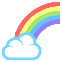 Emoji arco íris arco-íris  arcoiris emoji emoticon arco íris arco-íris  arcoiris emoticon