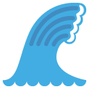 Emoji onda água emoji emoticon onda água emoticon