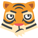Emoji tigre emoji emoticon tigre emoticon