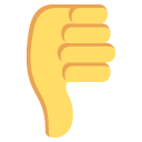 Emoji mão polegar para baixo descurtir negativo emoji emoticon mão polegar para baixo descurtir negativo emoticon