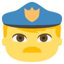 Emoji policial polícia emoji emoticon policial polícia emoticon