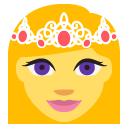 Emoji princesa emoji emoticon princesa emoticon