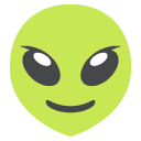 Emoji extraterrestre alien et emoji emoticon extraterrestre alien et emoticon