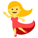 Emoji dançarina mulher dançando emoji emoticon dançarina mulher dançando emoticon