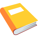 Emoji livro laranja emoji emoticon livro laranja emoticon