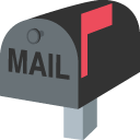 Emoji caixa de correio fechada com bandeira levantada emoji emoticon caixa de correio fechada com bandeira levantada emoticon