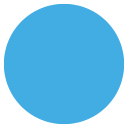 Emoji círculo azul grande emoji emoticon círculo azul grande emoticon