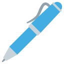 Emoji caneta esferográfica emoji emoticon caneta esferográfica emoticon