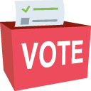 Emoji urna com cédula votação voto emoji emoticon urna com cédula votação voto emoticon