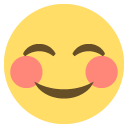 Emoji sorrindo sorridente feliz bochechas rosas emoji emoticon sorrindo sorridente feliz bochechas rosas emoticon