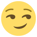 Emoji sorriso cínico emoji emoticon sorriso cínico emoticon
