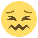 Emoji frustrado emoji emoticon frustrado emoticon