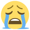 Emoji choro chorando muito triste emoji emoticon choro chorando muito triste emoticon