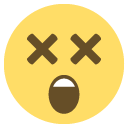 Emoji tonto atordoado confuso olhos x emoji emoticon tonto atordoado confuso olhos x emoticon