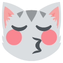 Emoji gato mandando beijinho beijo gatinho emoji emoticon gato mandando beijinho beijo gatinho emoticon