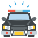 Emoji carro de polícia veículo automóvel emoji emoticon carro de polícia veículo automóvel emoticon