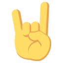 Emoji mão rock roll metal emoji emoticon mão rock roll metal emoticon