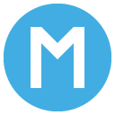 Emoji círculo com letra latina maiúscula M emoji emoticon círculo com letra latina maiúscula M emoticon