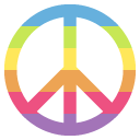 Emoji símbolo da paz emoji emoticon símbolo da paz emoticon