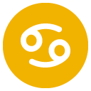 Emoji signo de câncer zodíaco horóscopo emoji emoticon signo de câncer zodíaco horóscopo emoticon
