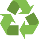 Emoji símbolo de reciclagem emoji emoticon símbolo de reciclagem emoticon