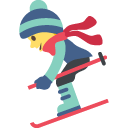 Emoji esquiador emoji emoticon esquiador emoticon