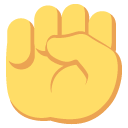 Emoji mão fechada emoji emoticon mão fechada emoticon