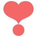 Emoji ponto de exclamação coração amor emoji emoticon ponto de exclamação coração amor emoticon